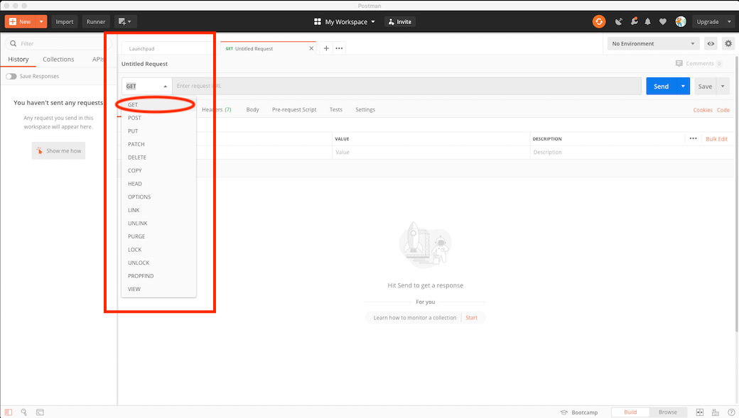 Postman HTTP Method